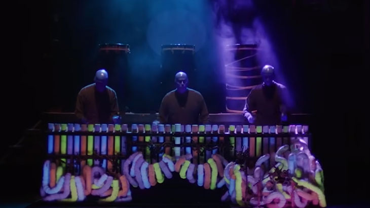 Video: Blue Man Group Best PVC Performances Compilation