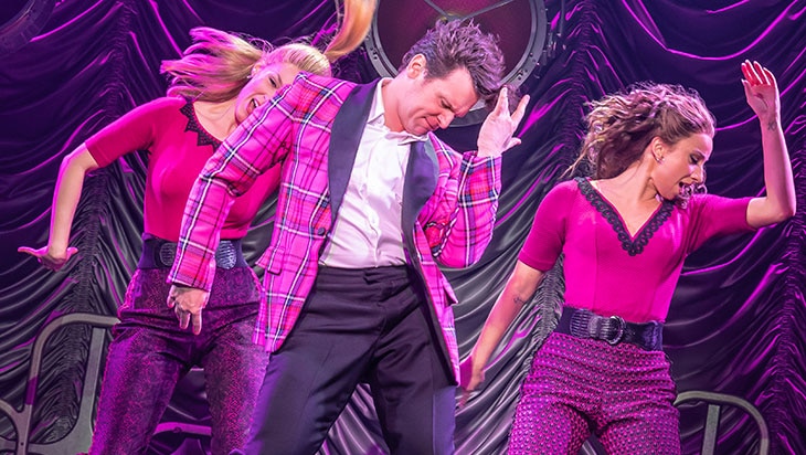 Watch: Tony Winner Jonathan Groff Kick Up His Heels in Just In Time on Broadway